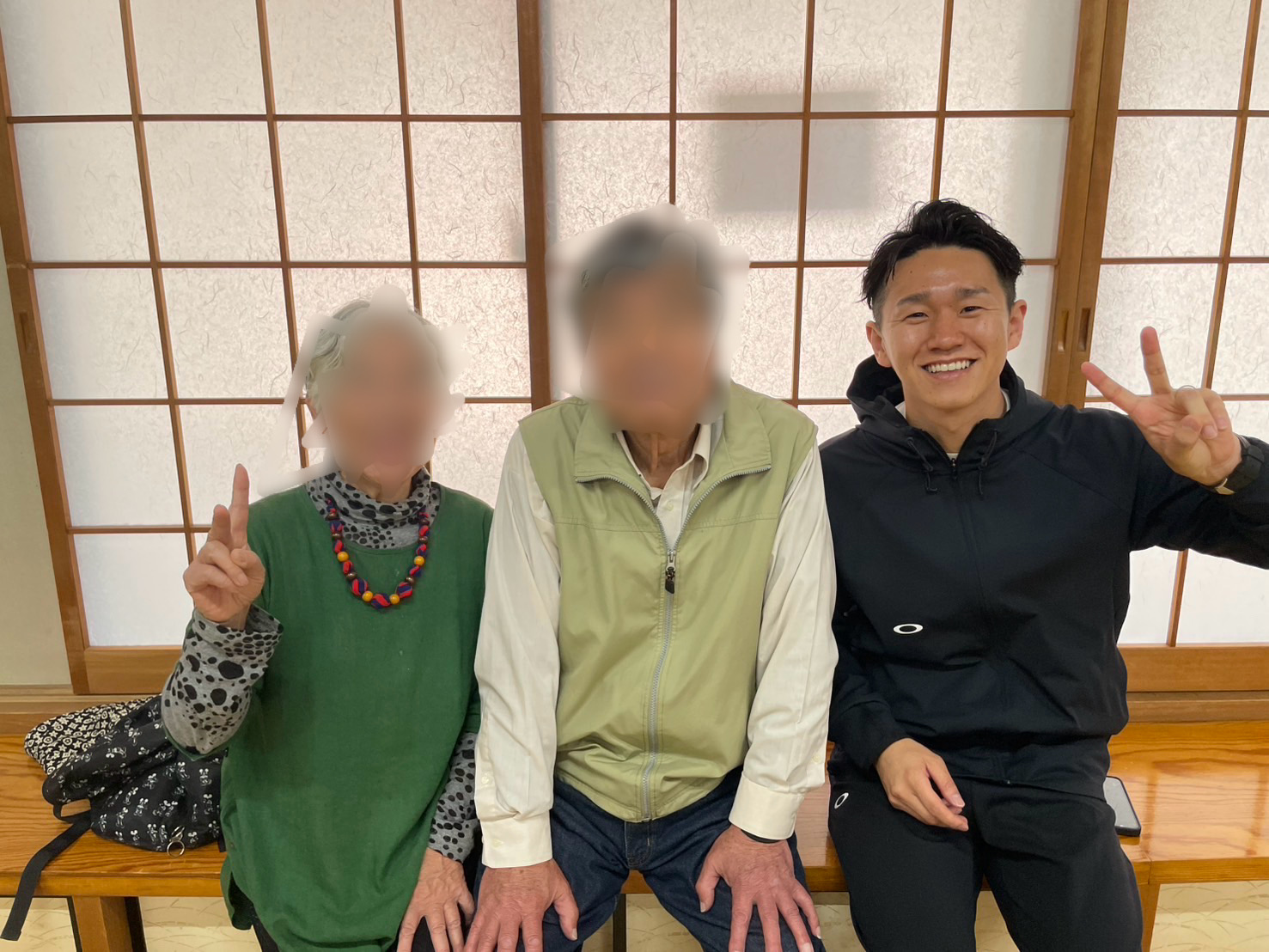 利用者とスタッフ